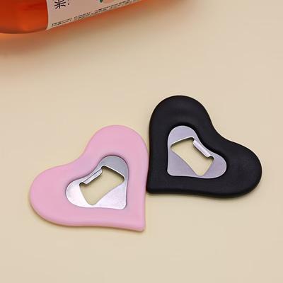 1PC Home Creative Love Bottle Opener, Portable and Lightweight, Suitable for Home Use, Outdoor Use, Easy To Carry