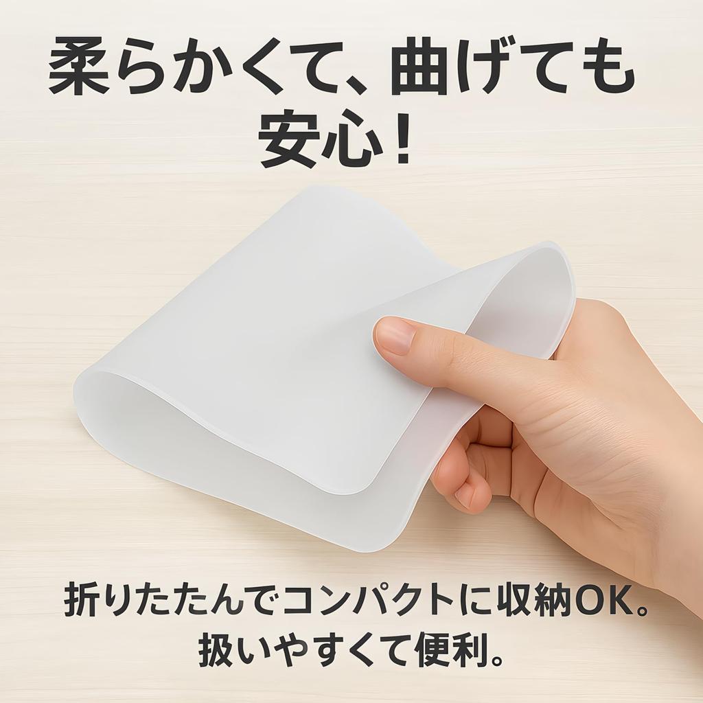 Watakuyuhin Silicone Kitchen Antibacterial Suitable for Baking and Food Fully Dishwasher Safe Mat, Heat-Resistant (260°C), Cold-Resistant (-60°C),