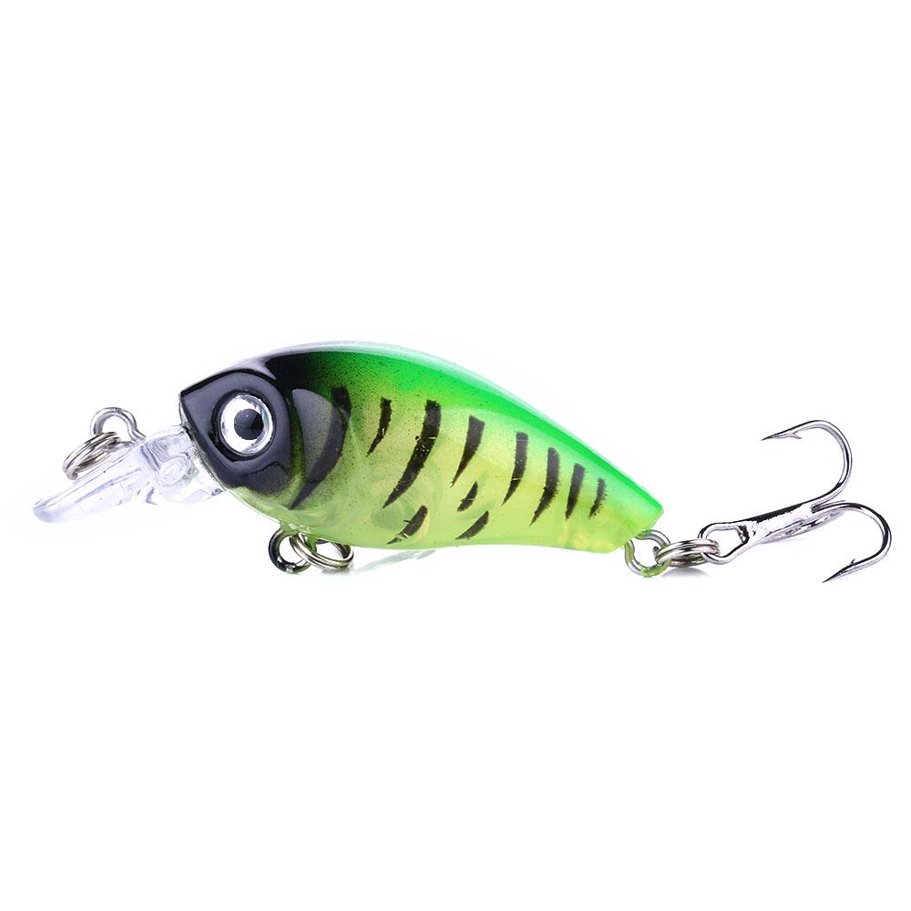 1 sztuk Mini Laser Crankbait Fish Hook Pstrąg Bass Pike Fishing Lure Wobbler Akcesoria