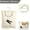 Home Outdoor Hanging Storage Bag Washable Clothespin Organizer Pocket Capacity for Bathroom