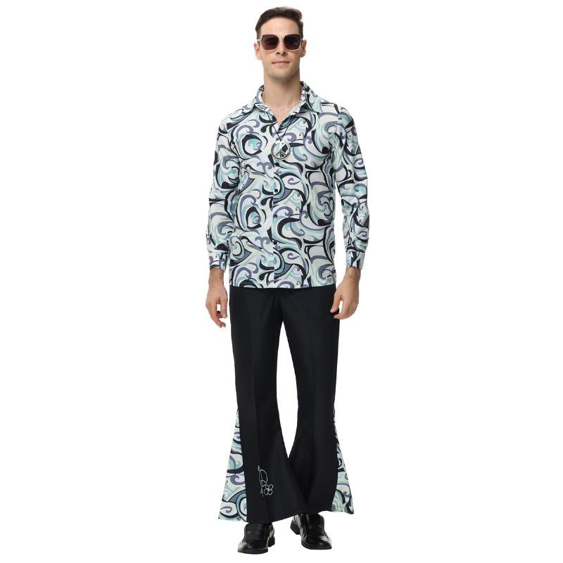 New Vintage Disco Hippie Adult Hip Hop Party Stage Suit