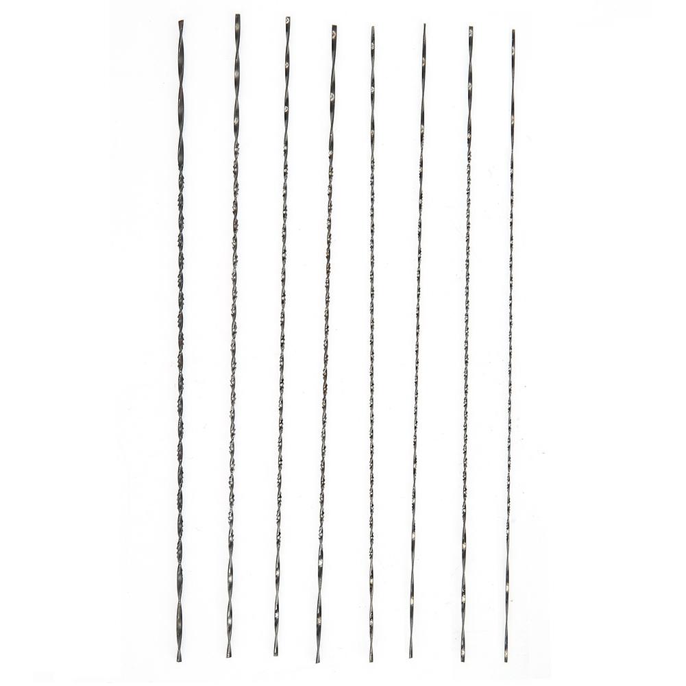 8Pcs Metal Jewelry Saw Cutting Blades Replacement Woodworking Accessory for U Shaped Saw Frame