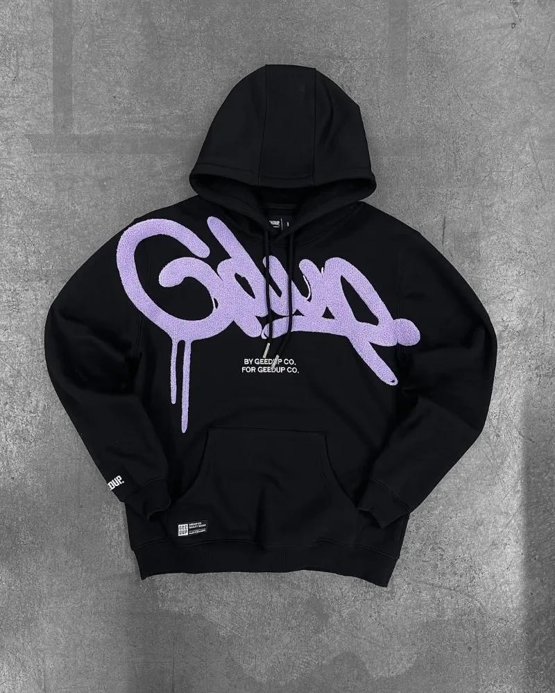 

American Street Hip-hop Colorful Letter Stripes Fashion Oversized Hoodie Men Harajuku Retro Punk Casual Loose Sweatshirt Women S