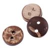 400Pcs Natural Brown Coconut Shell 2 Holes Sewing Buttons Scrapbooking Decor Accessories 10mm