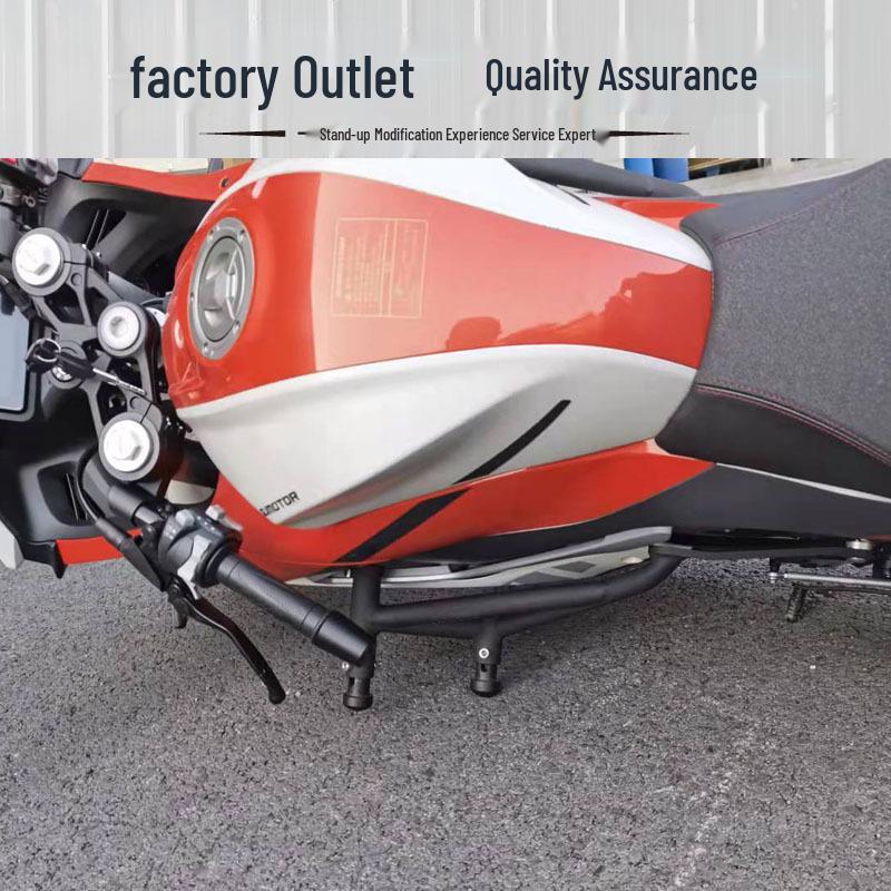 QJ 250 Sports Car Bumper Guard for Single/Double-Cylinder Racing, QJ250GS-29E Anti-Fall Bar Modification.
