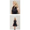 Fashion Tennis Golf Clothing Ladies Sleeveless Lace Sports Dress Quick Dry Half Zip Slim Dresses Women Girls Sports Jersey Skirt