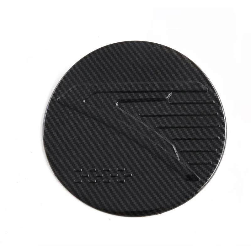 For Nissan ROOX -2024 ABS Black Carbonfiber Fuel Tank Oil Cap Gas Anti Scratch Cover Trim Car Exterior Decorate Accessories