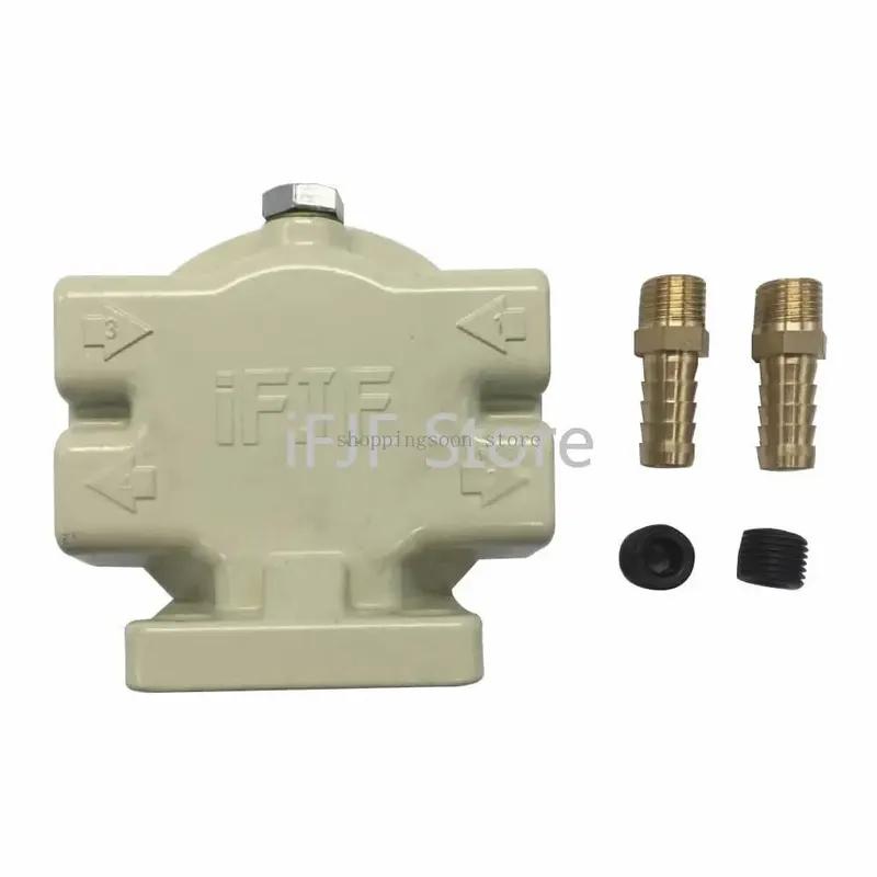 R12T Fuel Filter Base NPT ZG1/4-19 with 2 Fittings & 2 Plugs for 120AT S3240; For W712/75 OP 570 Oil Filter, 5M2101-5M2107