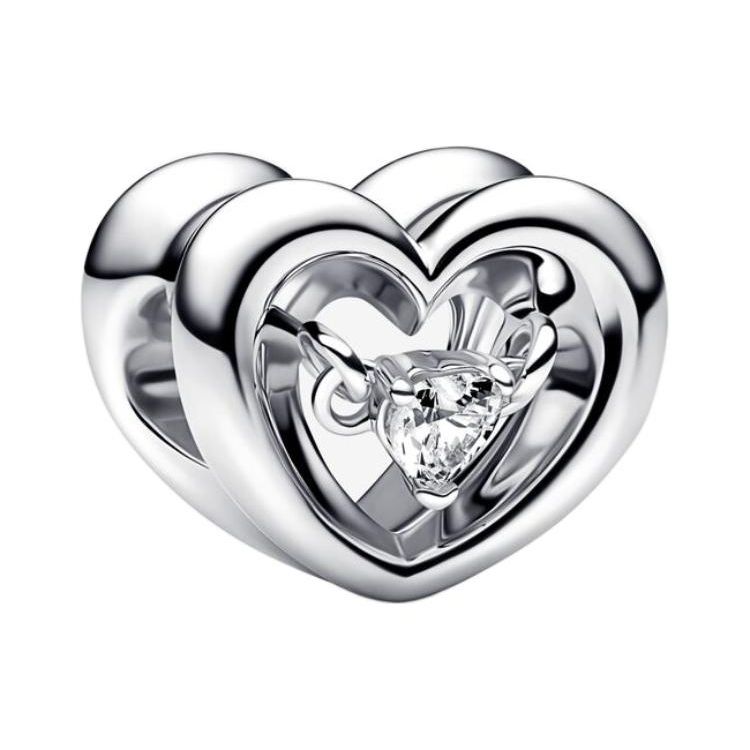 Pandora Radiant Heart Connection Charm Bracelet Women bracelet Silver 792493C01 Silver,F