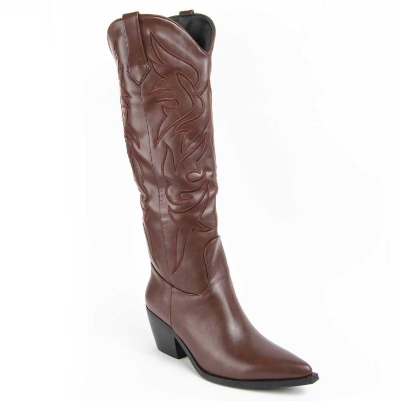 Bota Cowboy Para Mujer. Montevita Botarey 100690