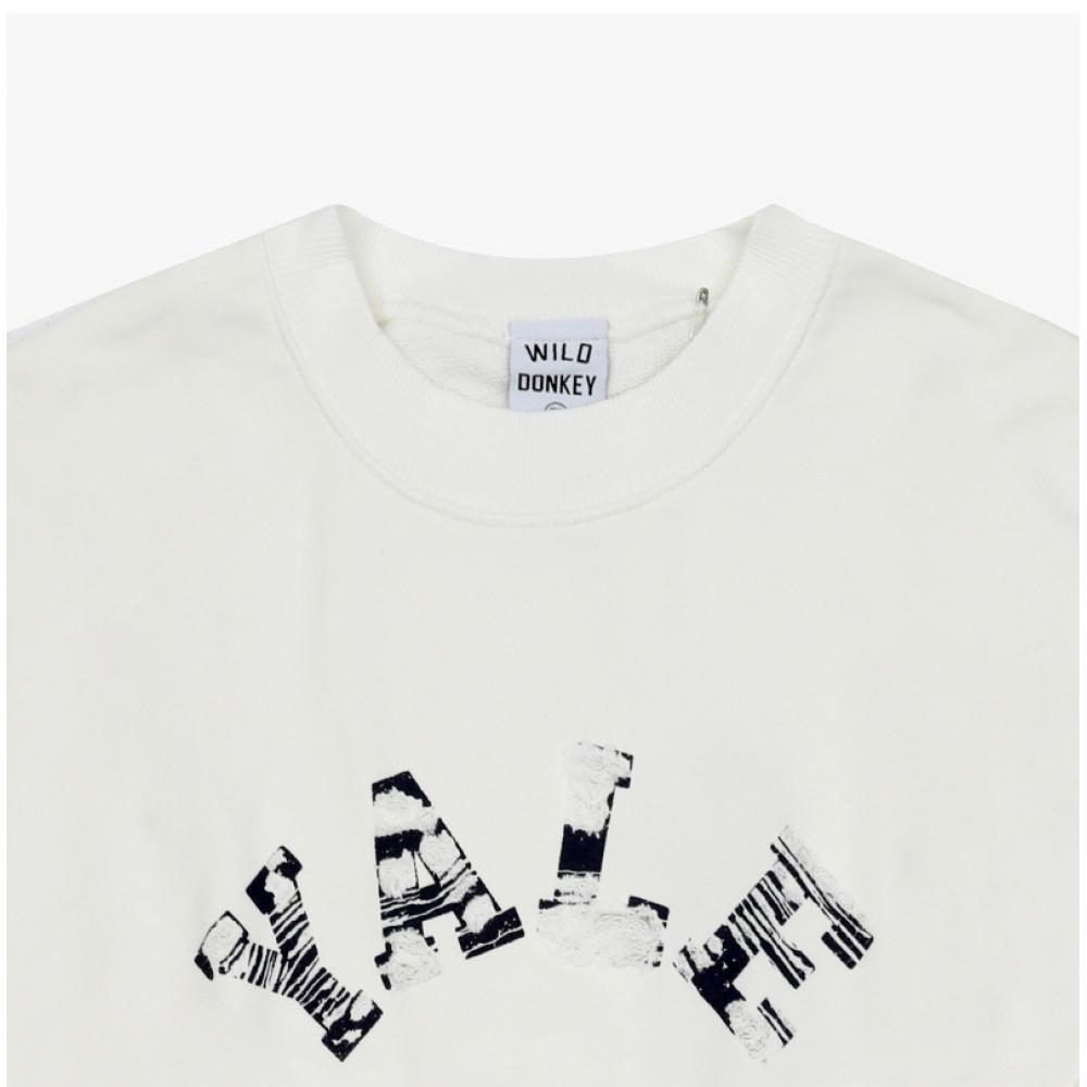 Wild Donkey Unisex Sweatshirt Fg Yale Off White
