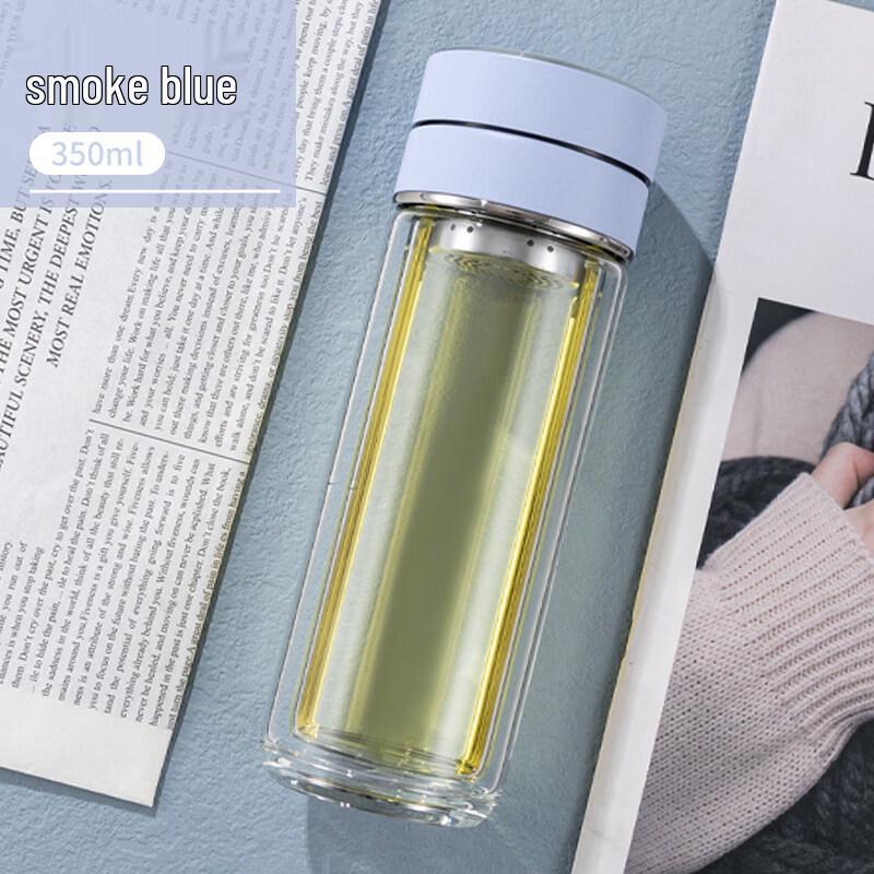 Xihe Double-Layer High-Temperature Glass Tea Infuser Cup