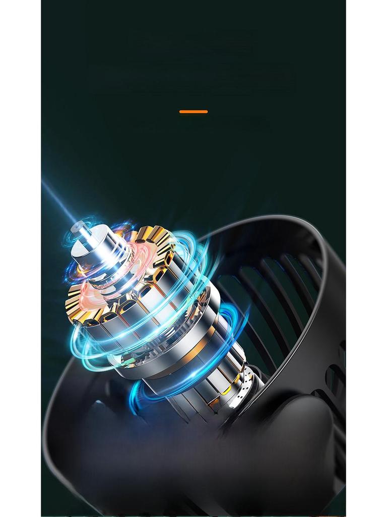 Portable USB Rechargeable Clip Fan - Quiet, Strong Wind, Ideal for Desktop & Outdoor Use