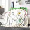 Moomin Liebesgeschichte Flanelldecke Super Weich Warm Gemütlich Decke Für Sofa Bett Büro Reisen Ganzjahres Wohnkultur Geschenk