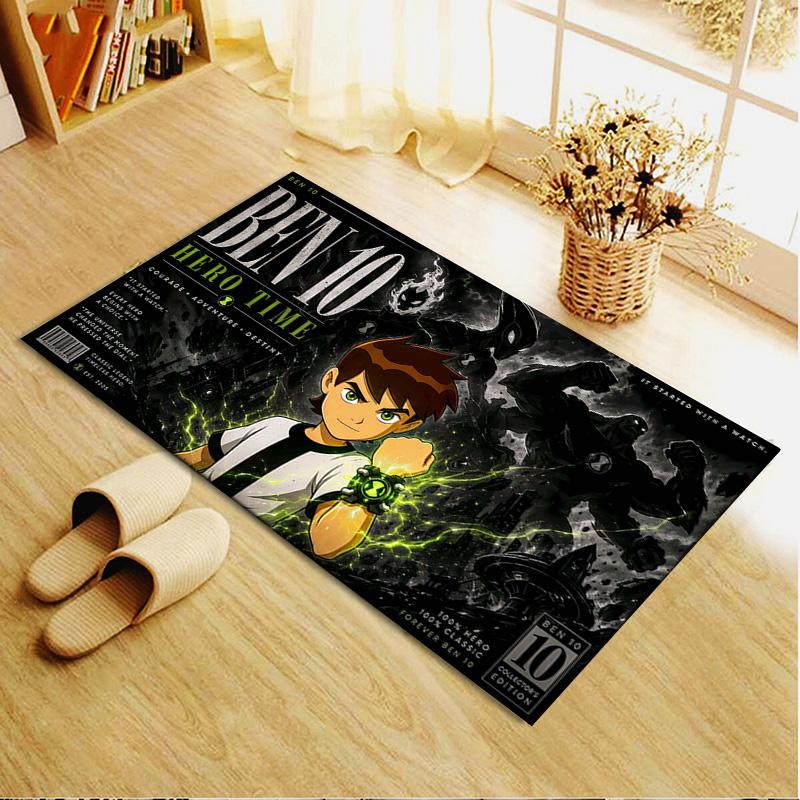 Ben 10 Carpet Rug for Living Room Bedroom Home Sofa Decoration,Kids play Non-slip Floor Mat