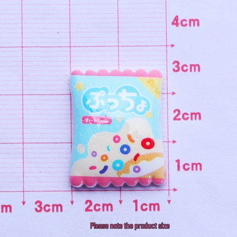 Glossy Handmade Cartoon Candy Resin Hair Clip DIY Accessories.