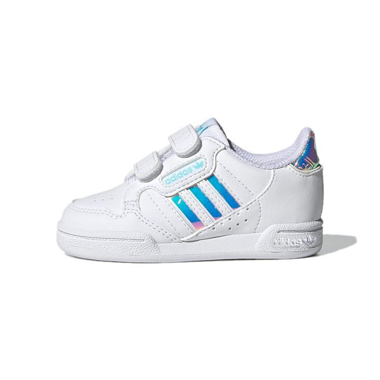 Adidas Originals Continental 80 Stripes Comfortable Low-Top Sneakers Baby Sneakers White GZ3262