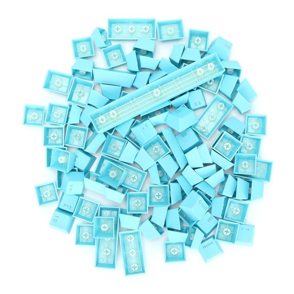 PBT Keycaps Ergonomic Design Oil Resistant Colorful 108 Key Video Game Keycap for Mechanical Keyboard