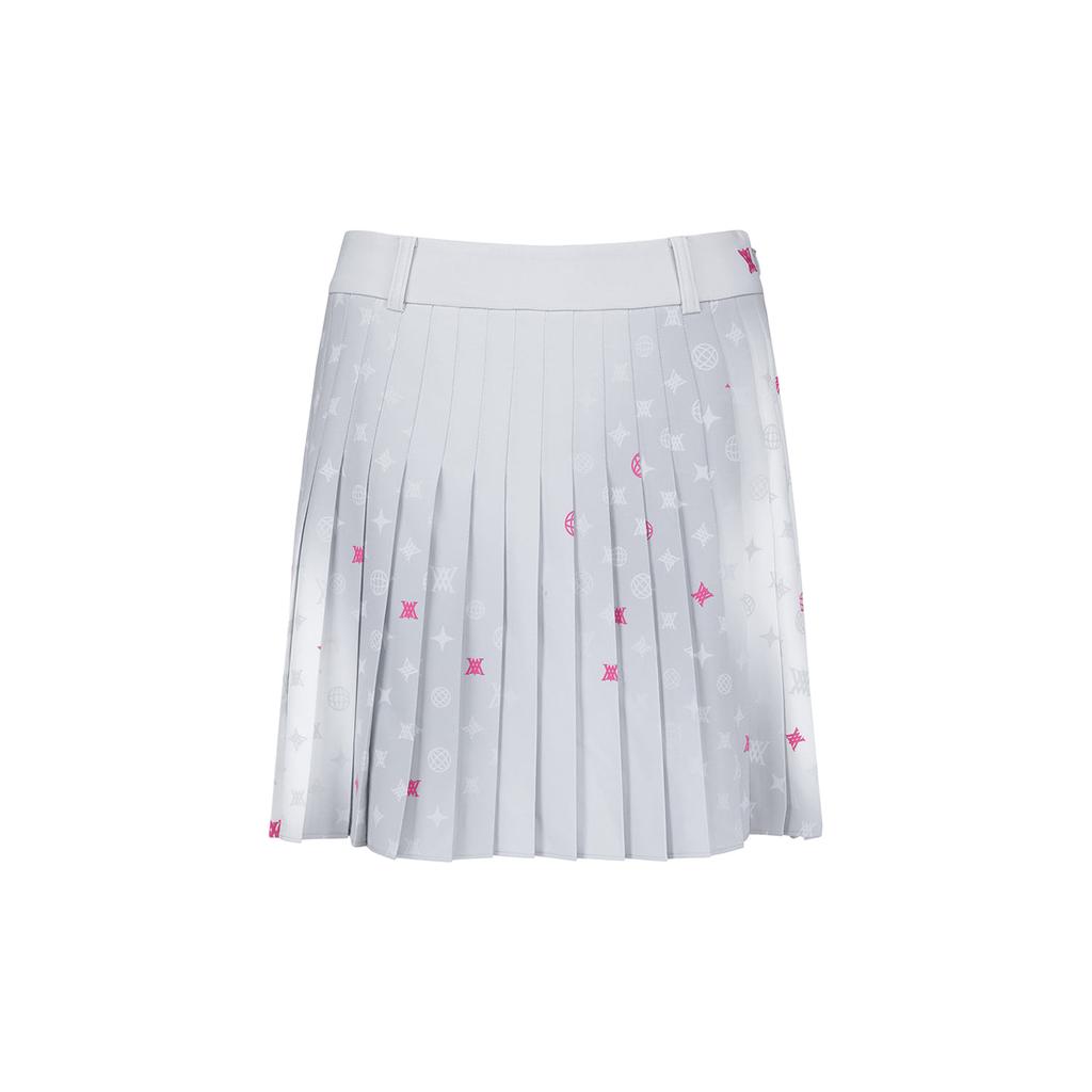 ANEW GOLF Women Sm Gradation Pattern Pleated Skirt_Lg