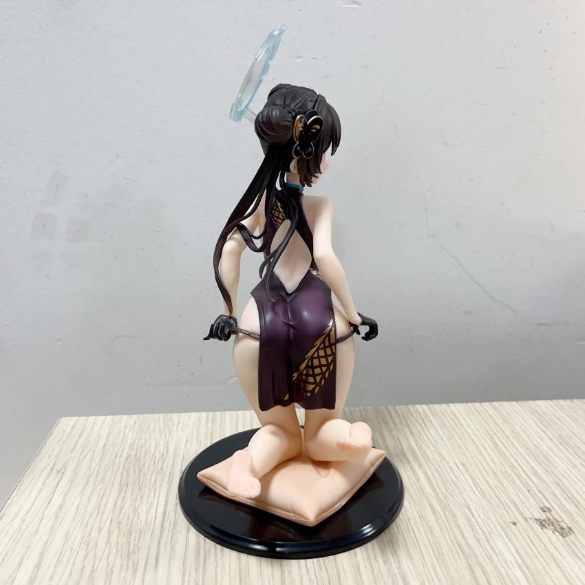 20CM Kneeling Blue Archive Ryuge Kisaki Hermit Girl Figure Hard PVC Anime Action Toy Adults Collection Model Doll Gift