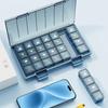Weekly Pill Organizer 7 Days Pill Case 3 Times a Day Pill Box 21 28 Compartments Large Capacity Moisture Proof Waterproof Seal