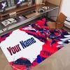 Custom Rug Lamine Yamal Pattern Print Name Text Soft Non‑Slip Floor Carpet for Home Indoor Decoration