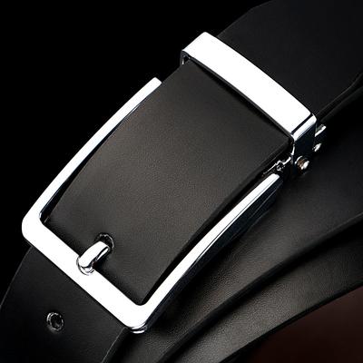 Needle Buckle Men's Belt Real Cowhide Korean Business and Casual Second Layer Cowhide Belt Men's Belt