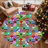 Sandbox game Pattern Round Rug, Indoor/Outdoor Mat, for Picnic, Gameroom, Bedroom, Office, Living Room, Home Decor Carpet, Birthday Gift