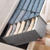 Closets Clothes Organizer Foldable Clothing Jeans Storage Box Closet Drawer  Organizer with Handles Wardrobe Storage Organize