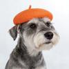 Breathable Pet Headwear Adjustable Pet Painter Hat Cat Sunscreen Hat  Photos Sessions