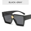 Oversized Luxury Square Sunglasses Men Women Vintage Mirror Glasses UV400 Protection Designer Brand Eyewear