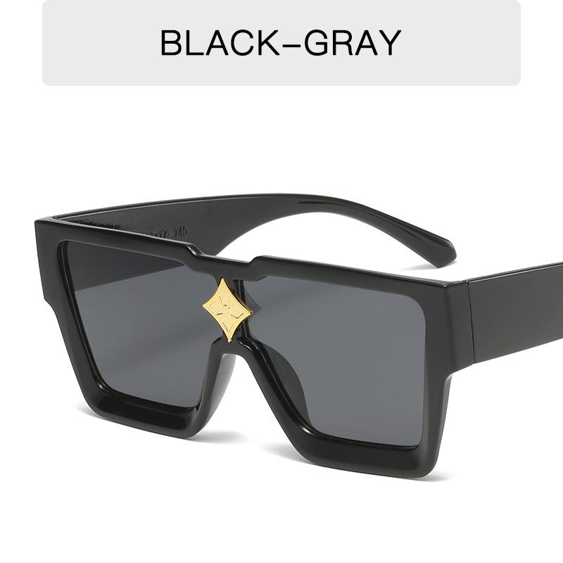 Oversized Luxury Square Sunglasses Men Women Vintage Mirror Glasses UV400 Protection Designer Brand Eyewear