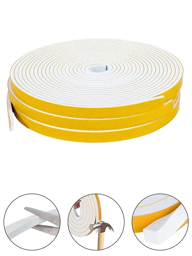 2/4/5M Gummidichtungsstreifen Selbstklebender Türdichtungsstreifen Glas Antikollisions-Wetterschaum-Schalldämmstreifen