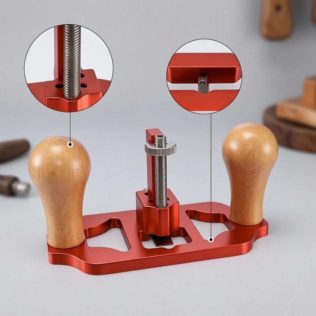 Hand Router Plane Adjustable Aluminum Alloy Grooving Tool for
