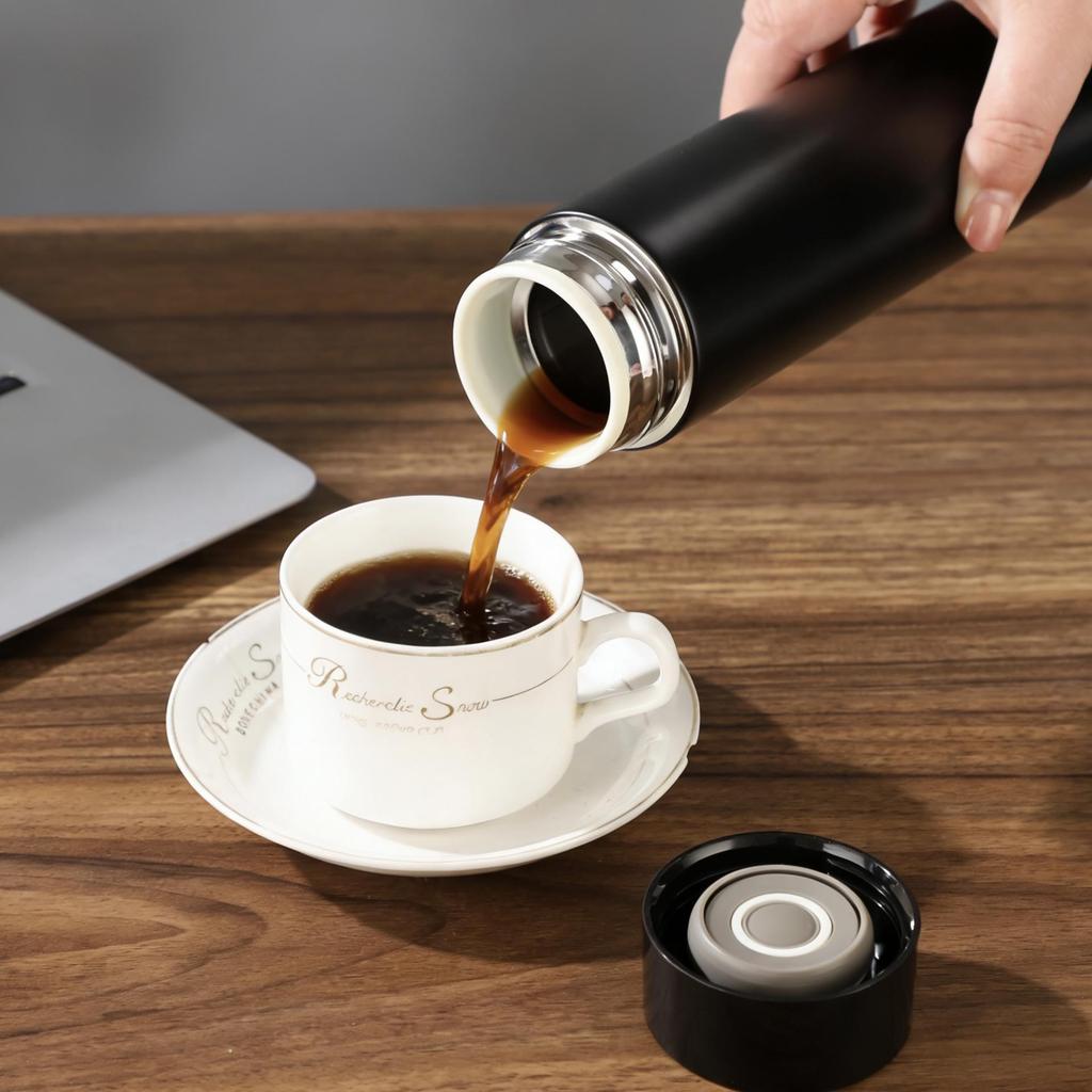 316 Stainless Steel Insulated Water Cup with High Appearance, Tea Separator, and Straight Body Design for Men and Women