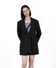 Muureut Wool Belted Diagonal Jacket [Black]