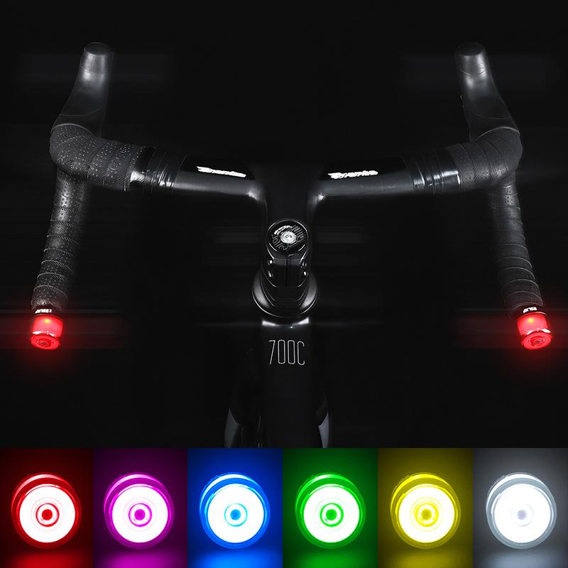 Charging Bicycle Light Plug Light LED Intelligent Turn Signal Warning Light Mountain Handlebar Blockage Handlebar Cycling Lamp 7
