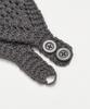 TOFFEE WOMEN W Crochet Knit Hair Band (Grey)