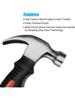 1pc Hammer Mini Claw Hammer High Carbon Steel Hammer Head Multifunctional Hammer Tool