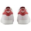 Emporio Armani EA7 Białe Czerwone Buty Tenisowe Unisex Niskie Sznurowane Okrągły Nosek X8X172XK373T653