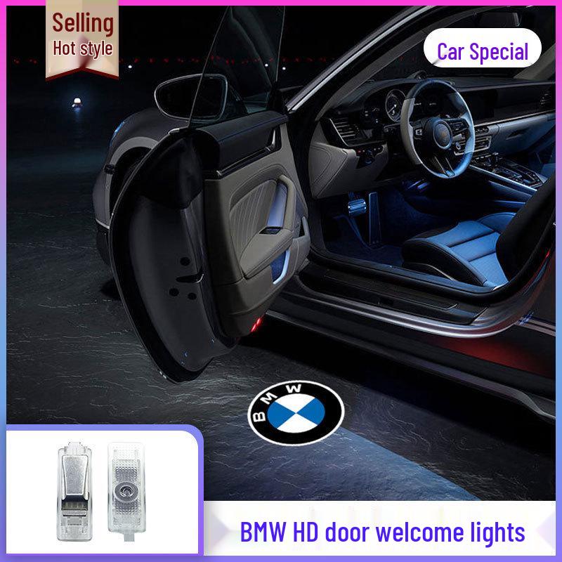 BMW Door Projection Lights: Compatible with 3, 5, 7, and X Series Models.
