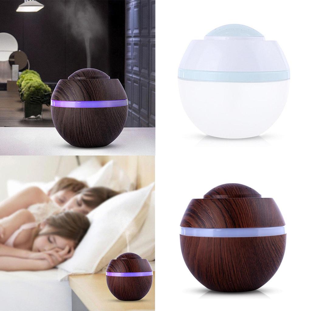 Luxurious Usb Led Ultrasonic Air Humidifier With Elegant Essential Aroma Oil Diffuser