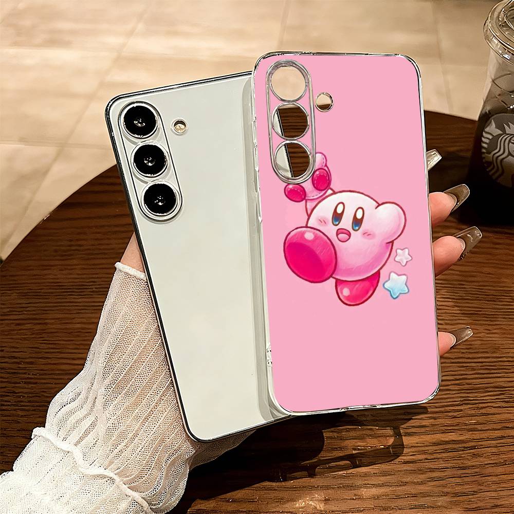 Cartoons Pink k-Kirbys-KK Phone Case For SamsungA10,12,20,21S,30,31,40,50,51,52,70,71 Transparent Cover