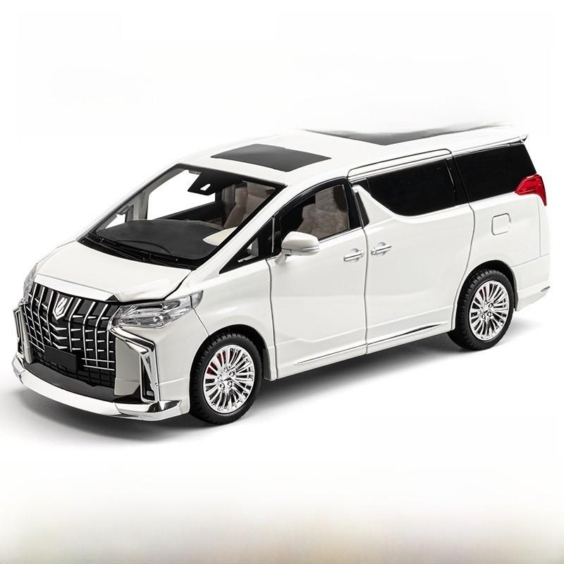 Toyota Alphard Car Model Alloy Toy Car With Sound Light For Kids Playroom