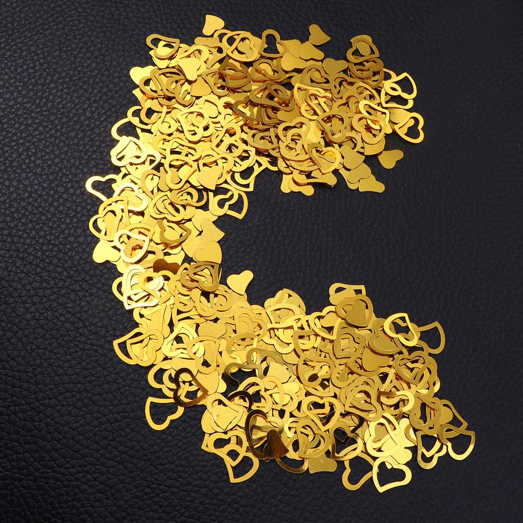 3000Pcs Heart Shape Confetti Plastic Non Shedding Table Decor for Wedding Birthday Baby Shower Gender Reveal Party Sprinkle