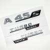 3D ABS Black A45S Logo Turbo 4MATIC Badge Car Rear Star Sticker Trunk AMG Emblem For Mercedes Benz A 45S AMG W177 Accessories