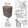 Adelphos Air Height with Pocket and Storage for and Back Suitable for FOOT5 of Footrest, 3-Level Adjustment, Foldable, Bag, Airplanes, Cars, Seats,