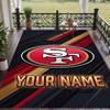 Custom Text Printed Rug San Francisco 49ers Non Slip Floor Carpet For Home Room Decor