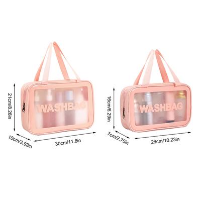 Waterproof Makeup Bag Portable Travel Transparent Storage Bag Multifunction Travel Wash Bag Cosmetic Organizer Bags