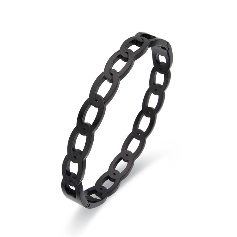 

Модный простой дизайн браслет из нержавеющей стали полый стиль браслет в форме волны ювелирные изделия для женщин сувенир на удачу подарок 19cm